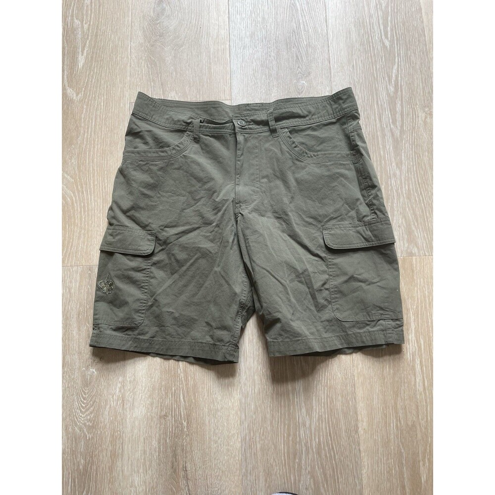 BSA Boy Scouts of America Shorts Men's Size 38 Cargo Pockets Green
